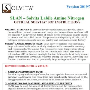 Solvita SLAN Manual